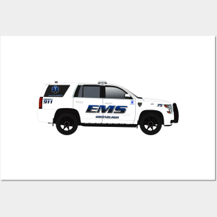 Greenburgh EMS Paramedic Flycar Posters and Art